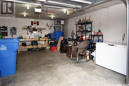 530 Eva Street, Estevan, SK - Indoor Photo Showing Garage