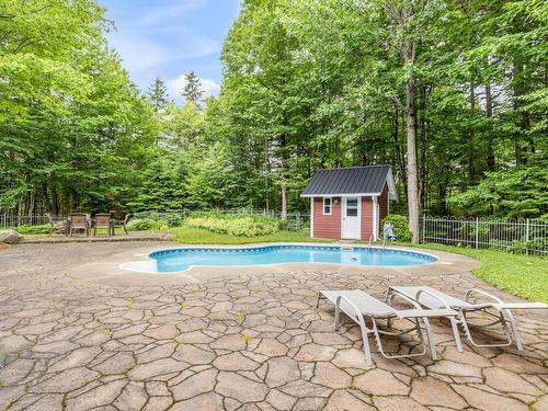 Terrasse - 9 Ch. Des Lacs, Lac-Beauport, QC - Outdoor With In Ground Pool