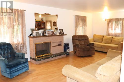 58 St Clare Avenue, Stephenville, NL - Indoor Photo Showing Living Room With Fireplace