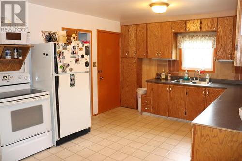 58 St Clare Avenue, Stephenville, NL - Indoor Photo Showing Kitchen With Double Sink