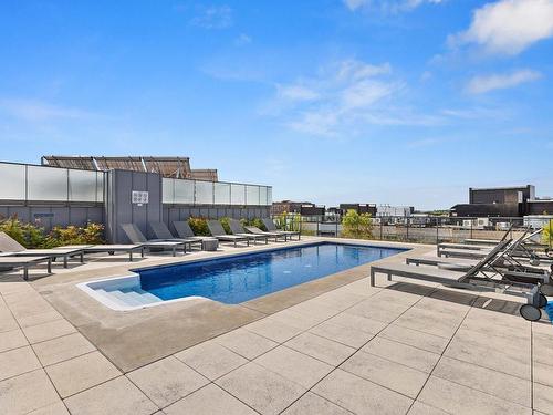 Piscine - 614-1548 Rue Des Bassins, Montréal (Le Sud-Ouest), QC - Outdoor With In Ground Pool