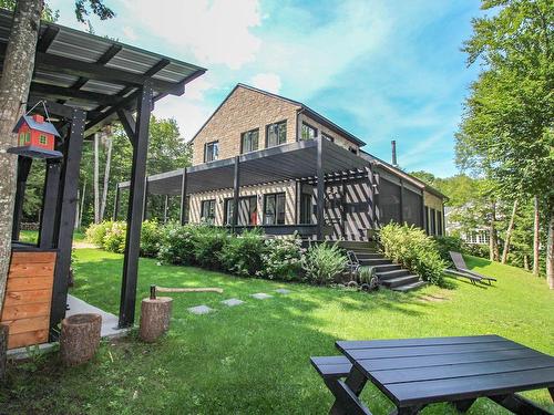 Back facade - 373 Rg Beau-Lac, Stratford, QC - Outdoor With Deck Patio Veranda