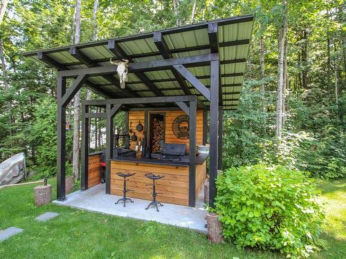 Backyard - 373 Rg Beau-Lac, Stratford, QC - Outdoor With Deck Patio Veranda