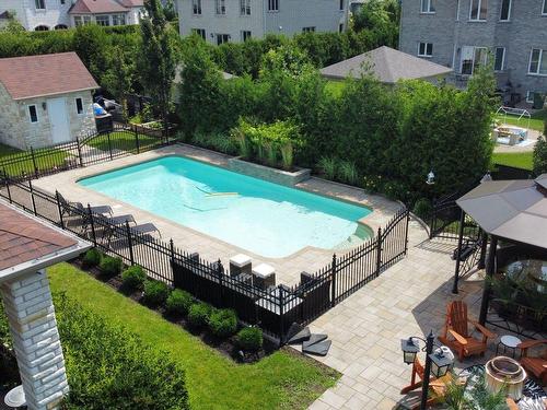 Aerial photo - 3845 Rue De Louviers, Brossard, QC - Outdoor With In Ground Pool With View