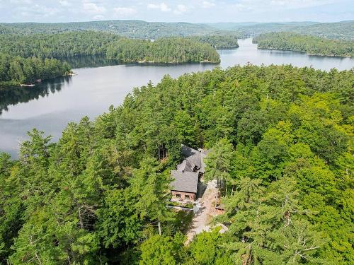 Vue d'ensemble - 30 Ch. De La Lyrique, Val-Des-Monts, QC - Outdoor With Body Of Water With View