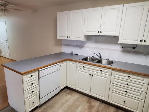 208 - 105 Knighton Rd, Kimberley, BC - Indoor Photo Showing Kitchen With Double Sink