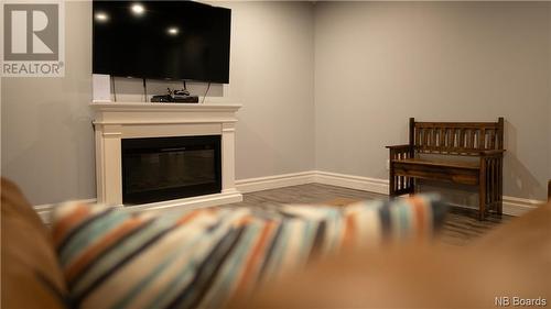 35 Boutot Lane, Dsl De Grand-Sault/Falls, NB - Indoor Photo Showing Living Room With Fireplace