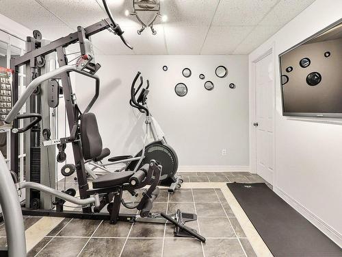 Exercise room - 619 Route 223, Saint-Blaise-Sur-Richelieu, QC - Indoor Photo Showing Gym Room