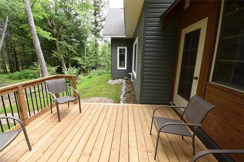 Back deck - 1417 Dickie Lake Road W, Baysville, ON - Outdoor With Deck Patio Veranda With Exterior
