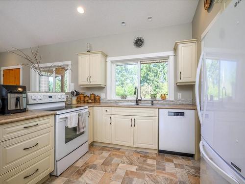 3171 Decourcy Dr, Nanaimo, BC - Indoor Photo Showing Kitchen With Double Sink