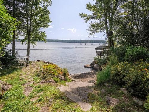 Waterfront - 1635 Rue Savard, Magog, QC - Outdoor With Body Of Water With View