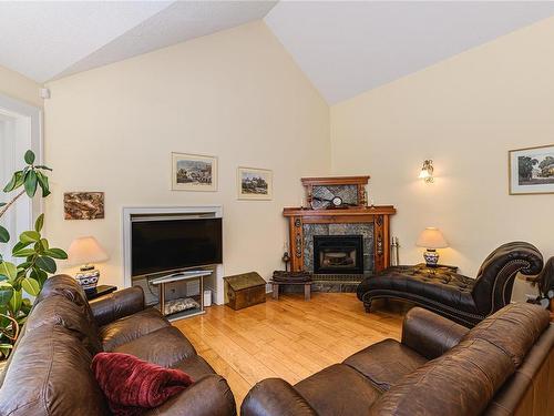 720 Long Harbour Rd, Salt Spring, BC - Indoor Photo Showing Living Room With Fireplace