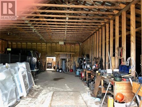 155 Beersville Back Rd, Fords Mills, NB - Indoor Photo Showing Garage