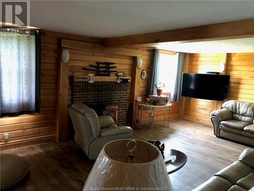 155 Beersville Back Rd, Fords Mills, NB - Indoor Photo Showing Living Room With Fireplace
