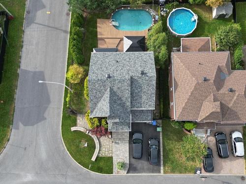 Overall view - 4220 Rue De L'Oural, Brossard, QC - Outdoor With Above Ground Pool