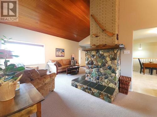 290 Hill Street, Burns Lake, BC - Indoor Photo Showing Living Room With Fireplace