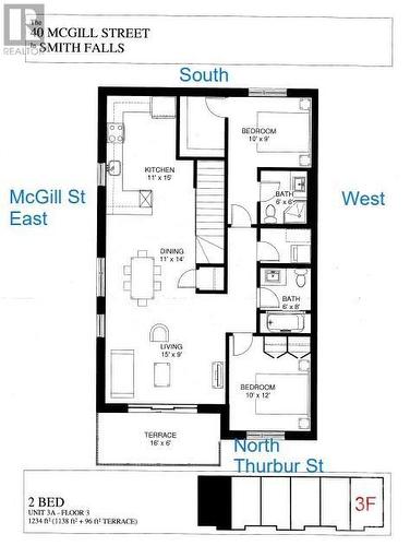 Floorplan - 40 Mcgill Street S Unit#3E, Smiths Falls, ON - Other