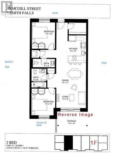 Floor plan - 40 Mcgill Street S Unit#1F, Smiths Falls, ON - Other