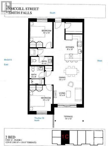 Floor plan - 40 Mcgill Street S Unit#1C, Smiths Falls, ON - Other