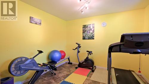 24402 Garnet Valley Road, Summerland, BC - Indoor Photo Showing Gym Room
