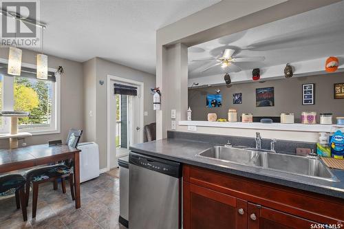 102 515 28Th Street E, Prince Albert, SK - Indoor Photo Showing Kitchen With Double Sink