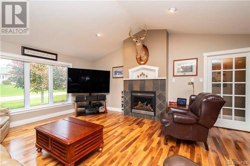 2 Michael Street, Sussex Corner, NB - Indoor Photo Showing Living Room With Fireplace