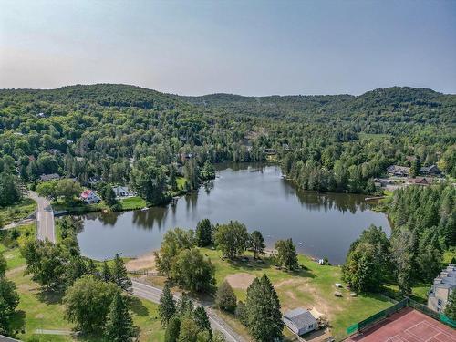 Photo aÃ©rienne - B-763 Rue Principale, Saint-Sauveur, QC - Outdoor With Body Of Water With View
