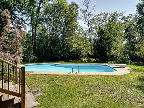 Backyard - 212 Evergreen Drive, Beaconsfield, QC - Outdoor With In Ground Pool With Backyard