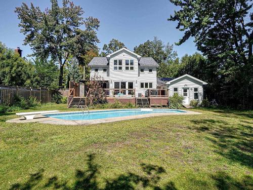 Cour - 212 Evergreen Drive, Beaconsfield, QC - Outdoor With In Ground Pool With Backyard