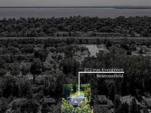 Aerial photo - 212 Evergreen Drive, Beaconsfield, QC - Outdoor With Body Of Water With View