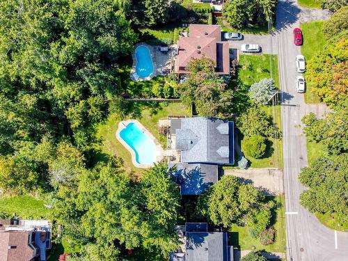 Photo aÃ©rienne - 212 Evergreen Drive, Beaconsfield, QC - Outdoor With In Ground Pool With View