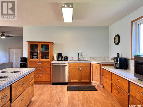 Janes Acreage, Raymore, SK - Indoor Photo Showing Kitchen With Double Sink