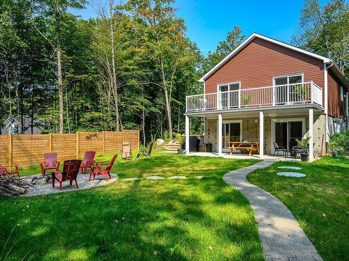 Backyard - 19 Rue De La Descente, Brownsburg-Chatham, QC - Outdoor With Deck Patio Veranda