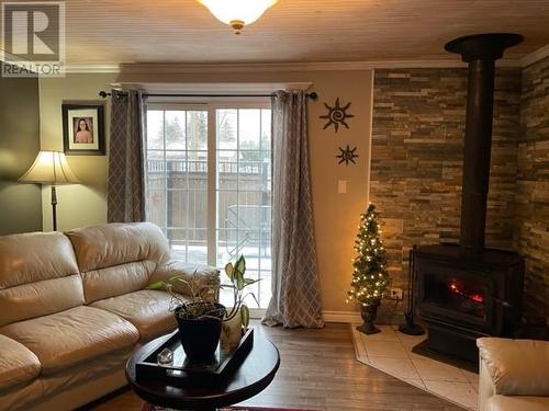 132 Riverside Loop, Barachois Brook, NL - Indoor Photo Showing Living Room With Fireplace