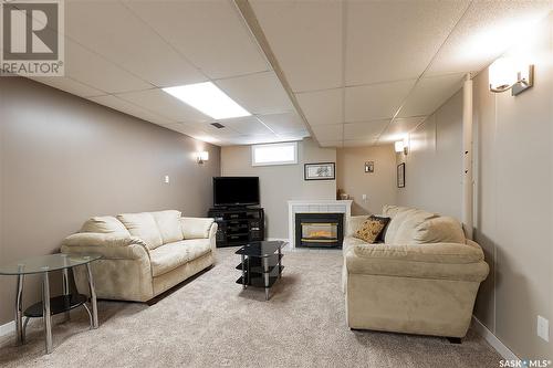 Melfort Equestrian Acreage, Star City Rm No. 428, SK - Indoor Photo Showing Basement With Fireplace