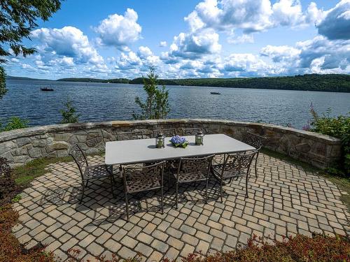 Patio - 87 Ch. Girl'S Camp, Potton, QC - Outdoor With Body Of Water With View