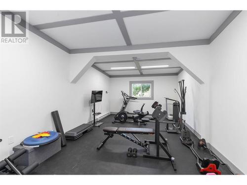 2545 6 Highway E, Lumby, BC - Indoor Photo Showing Gym Room