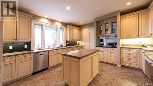 65 Gondola Point Road, Rothesay, NB - Indoor Photo Showing Kitchen With Double Sink