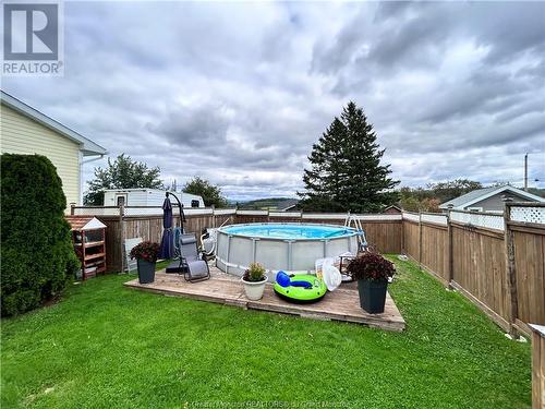 151 Cumberland Rd, New Line, NB - Outdoor With Above Ground Pool With Backyard