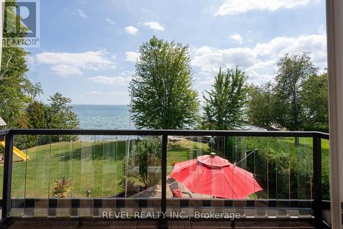 183 Lakeshore Road W, Oro-Medonte, ON - Outdoor With Body Of Water With Balcony With View