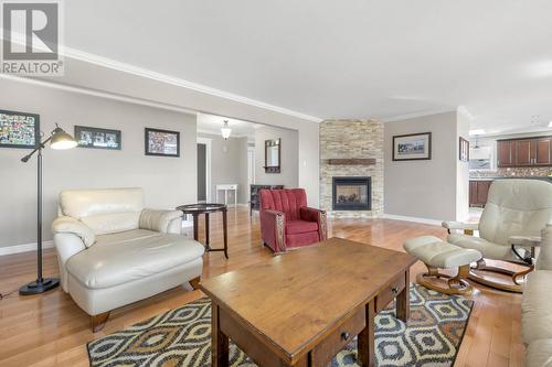 349 Groves Road, St. John'S, NL - Indoor Photo Showing Living Room With Fireplace