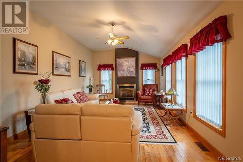 44 Pine Street, St. Stephen, NB - Indoor Photo Showing Living Room With Fireplace