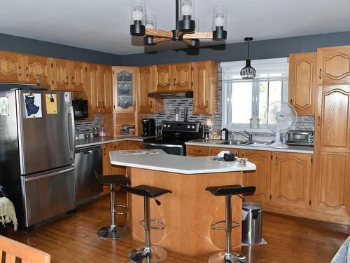 Dwelling - 96Z Rue Principale, Saint-Guillaume, QC - Indoor Photo Showing Kitchen With Double Sink