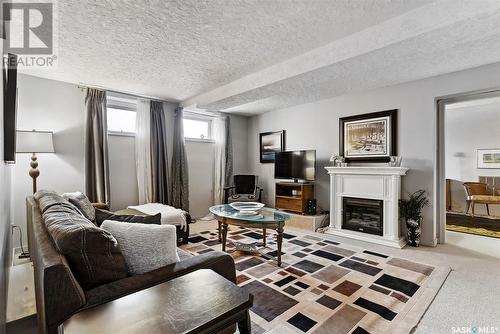 3118 Albert Street, Regina, SK - Indoor Photo Showing Living Room With Fireplace