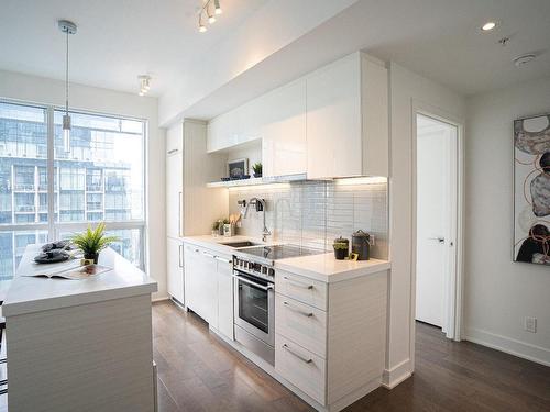 Cuisine - 3907-1050 Rue Drummond, Montréal (Ville-Marie), QC - Indoor Photo Showing Kitchen With Upgraded Kitchen