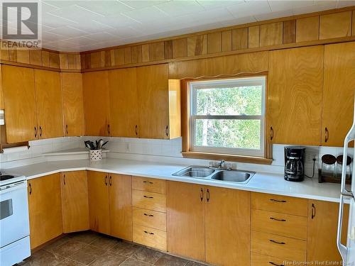 232 Main Street, Aroostook, NB - Indoor Photo Showing Kitchen With Double Sink