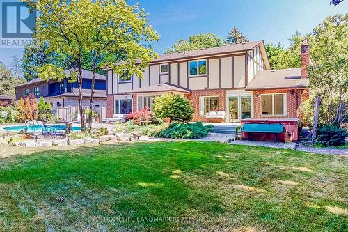 1401 Bunsden Avenue, Mississauga, ON - Outdoor With In Ground Pool