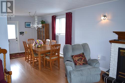 366 Main Road, Gaskiers, NL - Indoor Photo Showing Dining Room With Fireplace