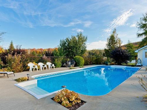 Pool - 809 Rg St-François, Lambton, QC - Outdoor With In Ground Pool With Backyard