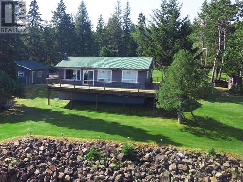 4803 Lakeview Road, Lac La Hache, BC - Outdoor With Deck Patio Veranda With Backyard